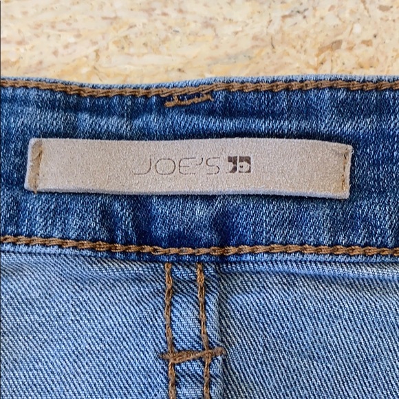 JOE'S High Rise Fray Crop Hem Straight Jeans - Picture 10 of 12